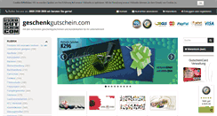 Desktop Screenshot of geschenkgutschein.com